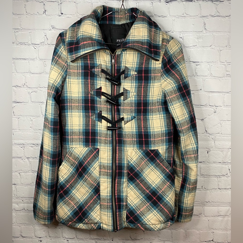 Women’s Volcom plaid jacket in size XS